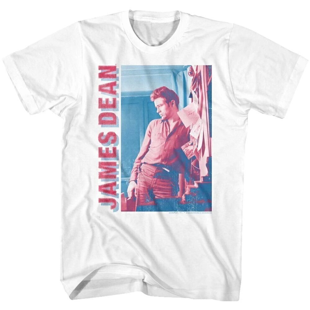 James Dean Rd And Blu Unisex T-Shirt .